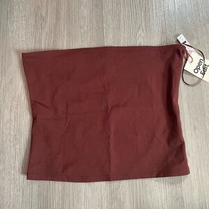 Open Edit Chestnut Brown Tube Top Size Small NWT Size Small